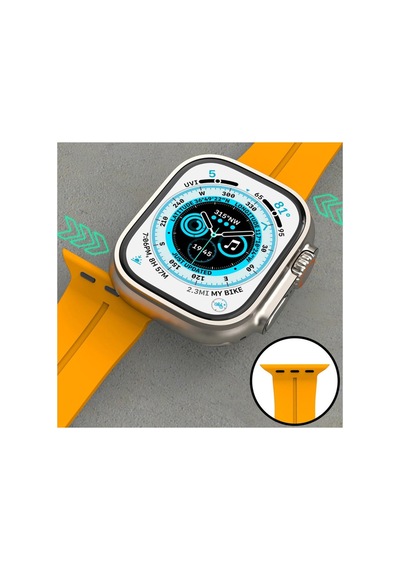 Watch 38mm Kr412 Elegance Stylısh Kordon Saat Değildir - Turuncu