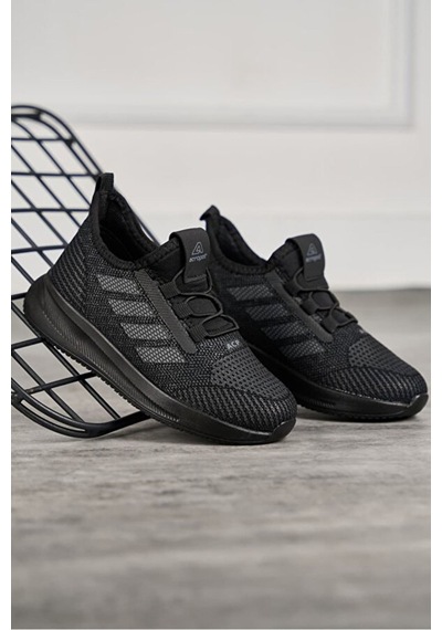 Kidsprint Unisex Kız Çocuk Erkek Çocuk Nefes Alabilen Yazlık ... Siyah - Siyah