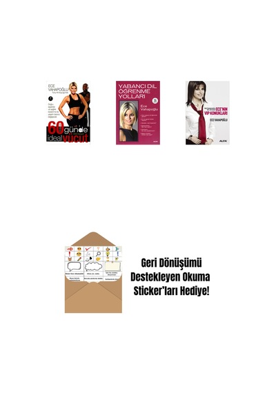 60 Günde İdeal Vücut + Yabancı Dil Öğrenme Yolları + Ece'nin Vıp Konukları + Okuma Sticker'ları