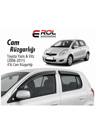 Toyota Yaris&vitz 2006-2011 Hb Mugen Cam Rüzgarlığı