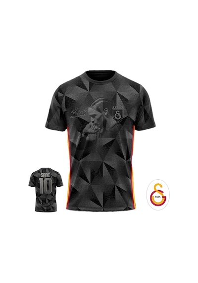 Gsstore Galatasaray Leroy Sane Design Fc T-shirt Forma Gri