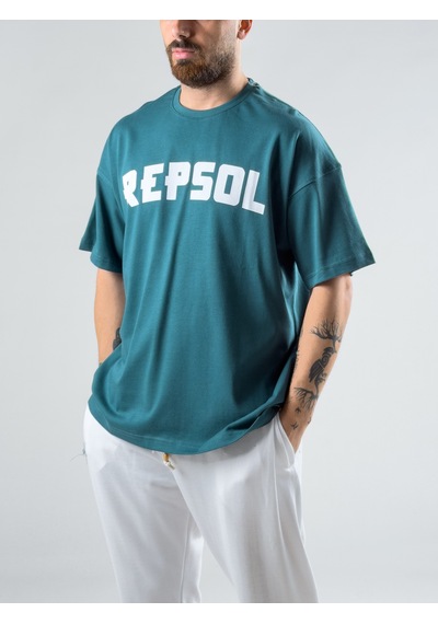Cocopelli Petrol Yeşili Repsol Erkek T-shirt Coc3009 Yeşil