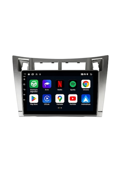 Toyota Yaris Android Multimedya 2007-2011 Carplay Android Auto Navigasyon Kameralı 4gb Ram 32gb 9"