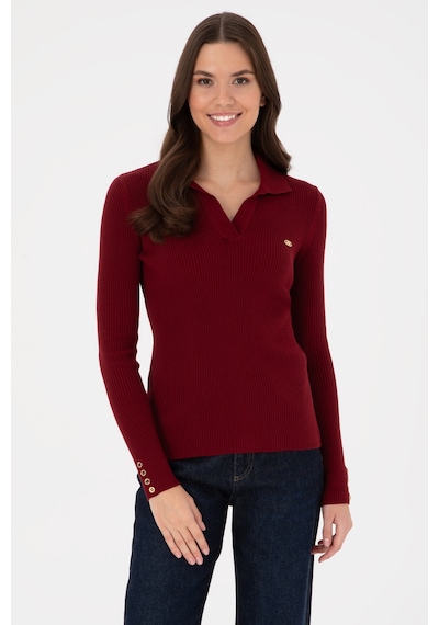 U.S. Polo Assn. U.s. Polo Assn. Kadın Bordo Kazak /triko 50317524-vr014