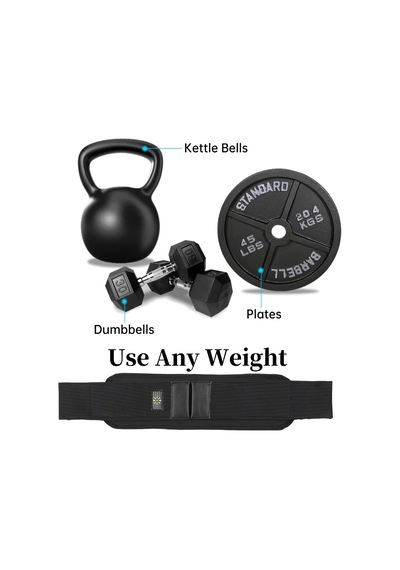 Kalça İtme Kemeri - Akciğerler, Glute Köprüler, Dips Ve Ganimet Egzersizleri İçin Her Ağırlığı Kullanın - Ka
