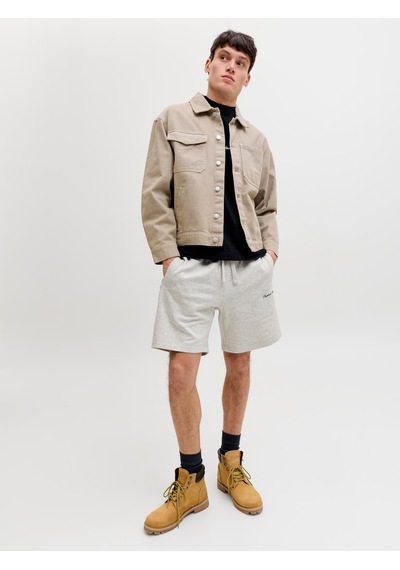Jack & Jones Karl Norrebro Erkek Gri Şort 12292565-wm