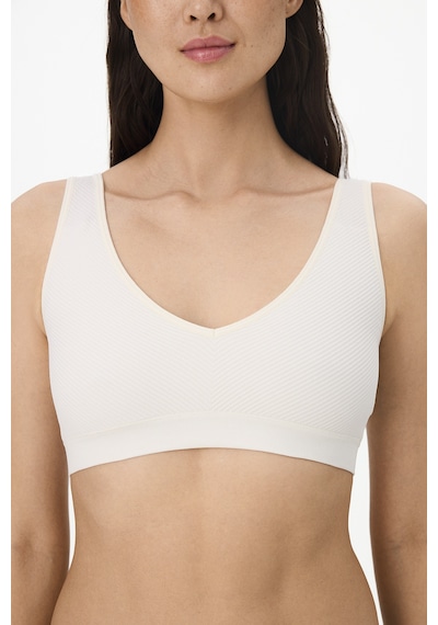 Penti Ekru Çıkarılabilir Pedli Dikişsiz Bralet