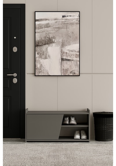 Hera 95 Cm Ayakkabılık 100% Mdf Gri