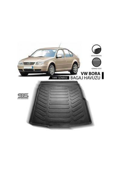 Volkswagen Bora Bagaj Havuzu 1999 Sonrası Havuzlu Bagaj Paspası