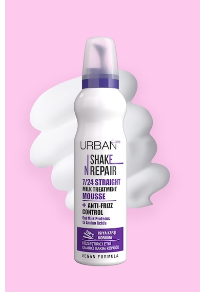 Urban Shake N Repair Heat Protection 7/24 Straight Milk Saç Bakım Köpük 150 ML