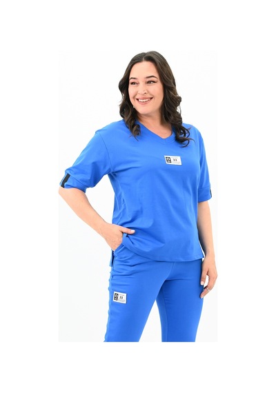Koza Butik Kadın Büyük Beden Taytlı Takım 3753-23 001
