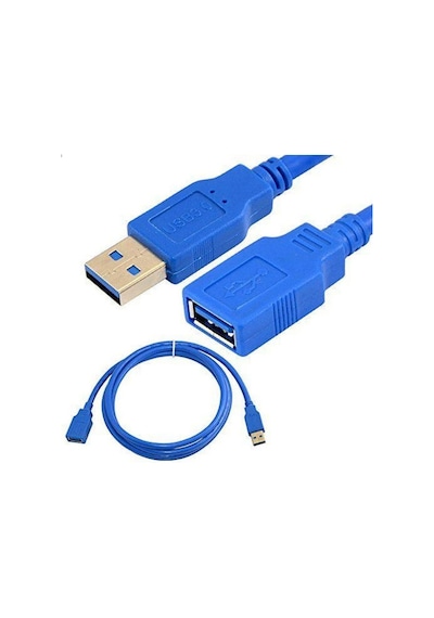 1.5 Metre USB 3.0 Harddisk HDD Uzatma Kablosu Erkek Dişi Kablo