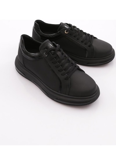 Dgn 2841 Erkek Sneaker Ayakkabı Siyah Mat