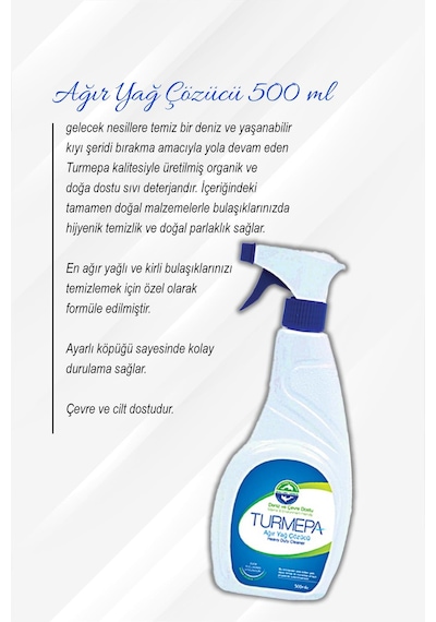 5 Al 4 Öde Ağır Yağ Sökücü Turmepa 500 Ml Ve Rosie Pamuk Tekli