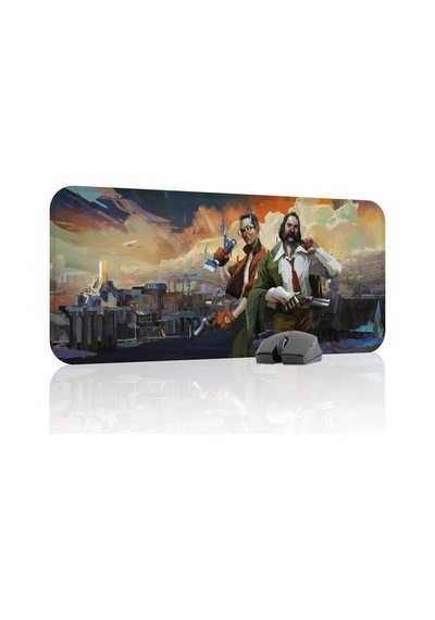 Disco Elysium Kaymaz Dikişli Kauçuk Oyuncu Mousepad V1 - 70x30 Xl Gaming Mouse Pad Fare Altlığı