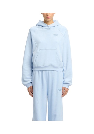 Reebok Icon Elements Ft Hoodıe Mavi Kadın Sweatshirt Mavi