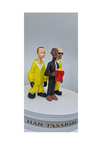 Breaking Bad 3 Lu Set Walter White Jesse Pinkman Gustavo Fring 15 Cm