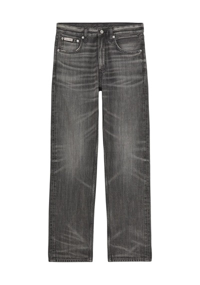 Calvin Klein 90s Straıght Meteorıte Tencel Je Erkek Gri Kot Pantolon