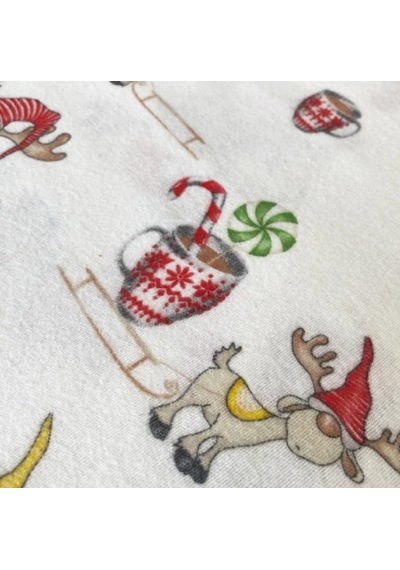 Flanel Pazen Bebek Yastık Kılıfı 35x45 2 Adet Sarı - Yeşil