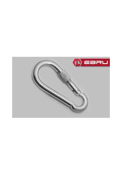 Ebru Vidalı Karabina, Kanca, Çengel 10mm - 2 Adet Çok Renkli