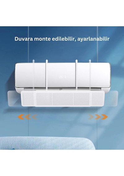 Shopytech Klima Çarpması Önleyici Ayarlanabilir Delikli Hava Yönlendirici Universal Split Klima Rüzg Diğer