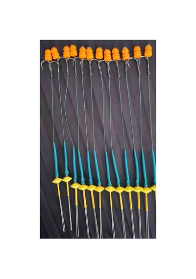 12 Turuncu Kubbe Rig Ve Boli Yüzen Model 12 Takım Inneler 2 3 No Sazan Innesi Kambur Deyildir