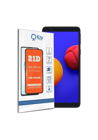 Samsung Uyumlu Galaxy A01 Core Tam Kaplayan 21D Ekran Koruyucu Cam (501285749) 20 Tl Fark Ile Apple  iPhone Hızlı Şarj Kablosu