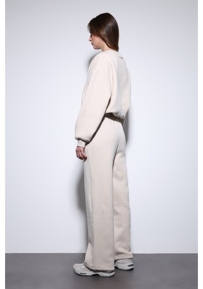 Antioch Basic Kadın Sweatshirt Taş