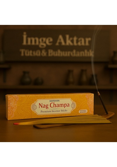 Darshan İncense Nag Champa Naturel Sandal Wood Çubuk Tütsü 15g Çok Renkli