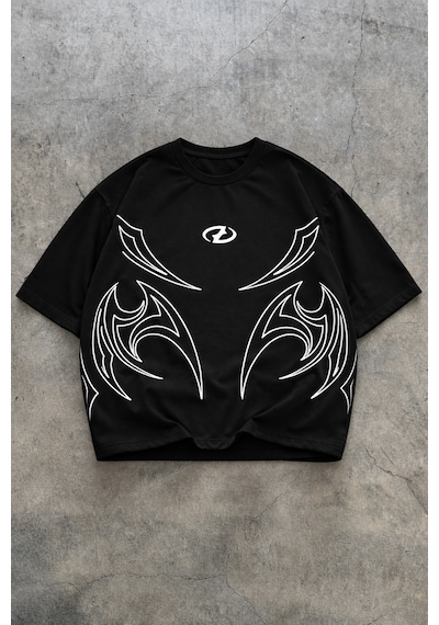 Yolo Street Oversize Siyah Beyaz Erkek Tişört Beyaz Tribal Baskılı %100 Pamuk Modern Streetwear Siyah111 Yolo Street Oversize Siyah Beyaz Erkek Tişört Beyaz Tribal Baskılı %100 Pamuk Modern Streetwear Siyah111