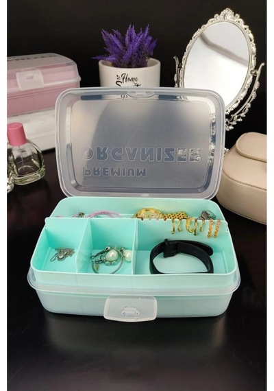 Premium Organize Kutu 12 Bölmeli 2 Lt Yeşil