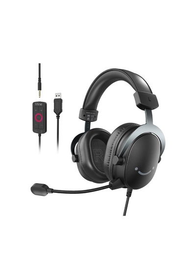 Fifine Ampligame H9 Mikrofonlu 7.1 Oyuncu Bilgisayar Yayıncı Rgb Kulaklık