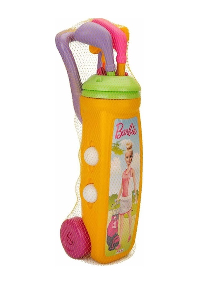 Barbie Golf Arabası Oyuncak Eğitici Oyun Seti Sarı