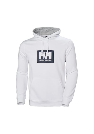 Helly Hansen Box Hoodıe Kapişonlu Beyaz Siyah