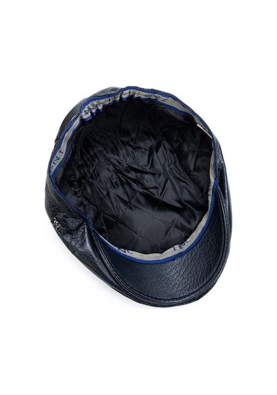 Tamer Tanca Erkek Hakiki Deri Şapka 524 1106 Lndn Spk Sk23/24 Lacı Jumbo Lacivert