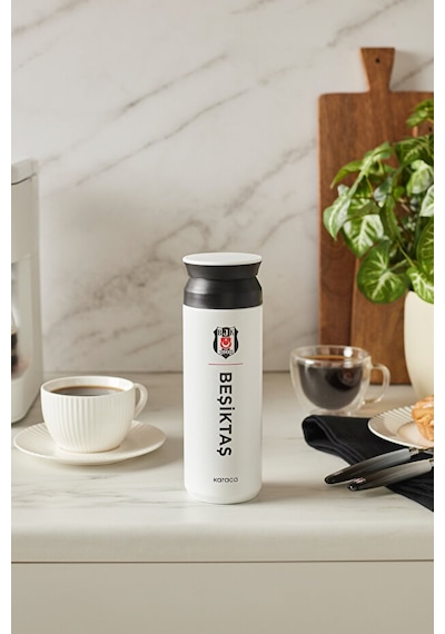 Karaca X Beşiktaş Lisanslı Logo Termos 500 Ml Beyaz