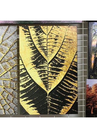 Soyut Kanvas Tablo Altın 3 Parça Set 100