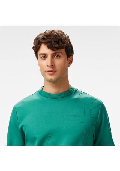 Nautica Erkek Yeşil Regular Fit Sweatshirt Düz K55009t Yeşil