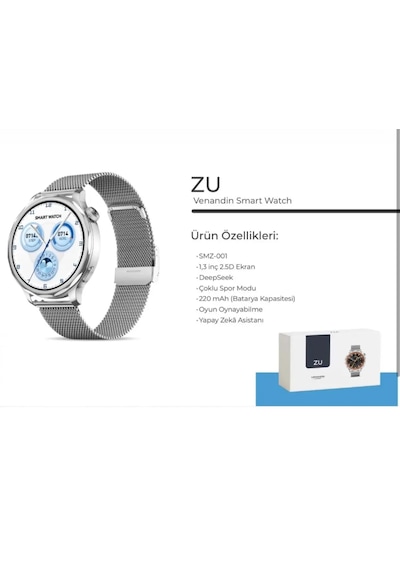 Venandin SMZ-001 Zu Akıllı Saat (Distribütör Garantili)
