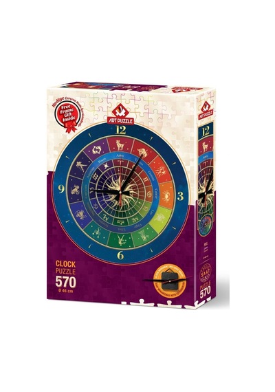 Art Puzzle 570 Parça Zodyak Saat Puzle