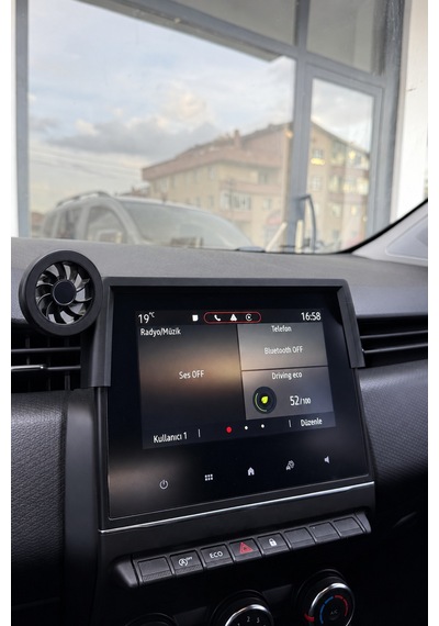 Renault Clio 5, 5.5 Uyumlu Araca Özel Magsafe Telefon Tutacagı 2020-2026 Model Soldan Aparatlı