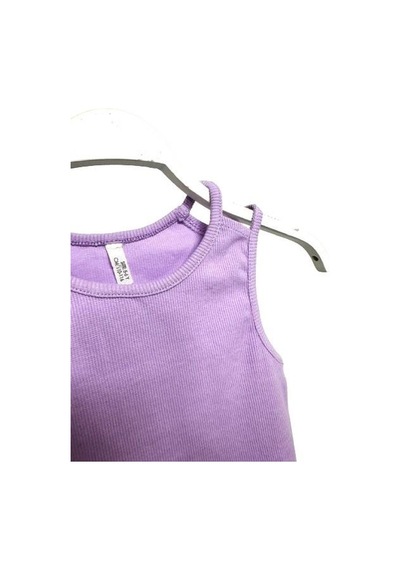 Kız Çocuk Crop Lila