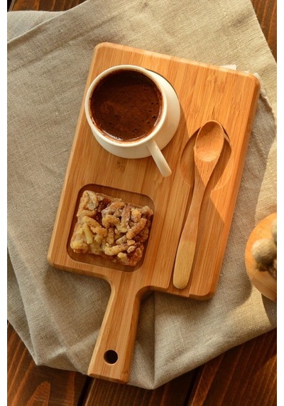 Bambu Sunum Tabağı Tabi