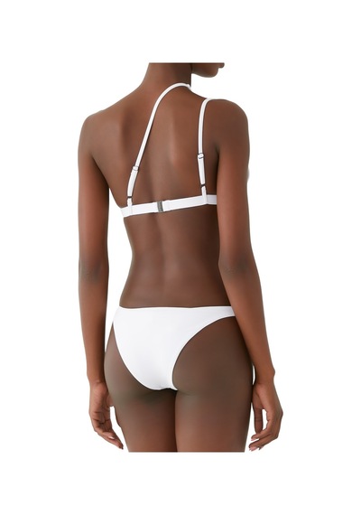Lea The Label Tek Omuzlu Bikini Üstü Beyaz