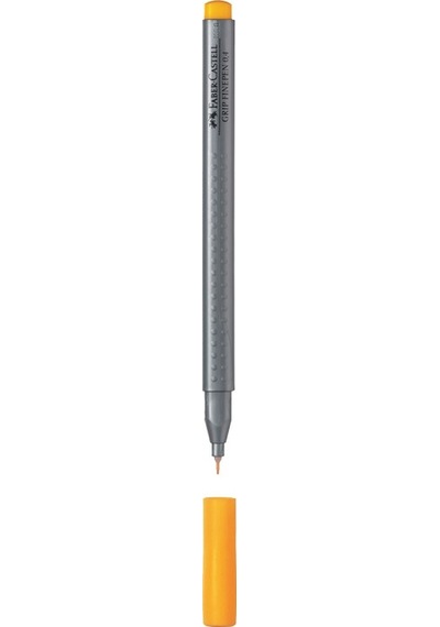 Faber Castell Grip Finepen 0.4 Mm Koyu Sarı