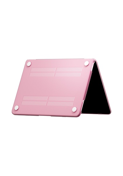 Apple Macbook Neo 13' A3404 Zore Msoft Kristal Kapak Pembe