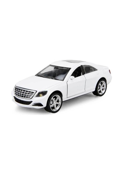 Oyuncak Metal Model Araba Açılır Kapı 1/36 Çek Bırak Beyaz Bentley