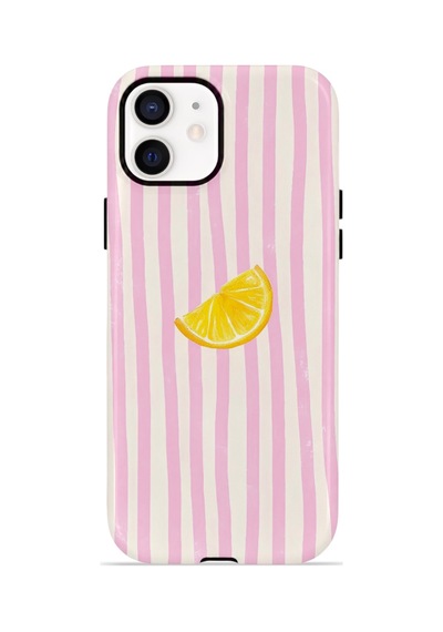 Apple iPhone Uyumlu 11 Vorian Çift Katmanlı Magsafe Kılıf Pink Lemon Drop