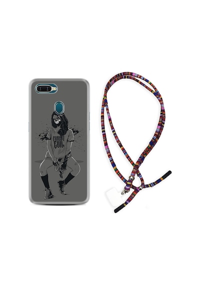 Oppo Ax7 Kılıf Rasta Boyun Askılı Purest Evil 1627