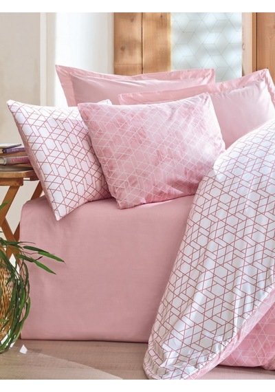 Cotton Box Rf Minimal -best Pembe-çift Kişilik Nevresim Takımı